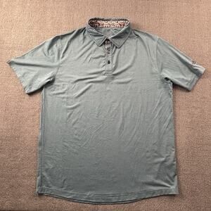 Swannies Polo Shirt Adult Large Green Short Sleeve Golf Golfing Casual Men's